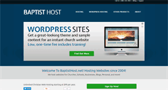 Desktop Screenshot of baptisthost.net